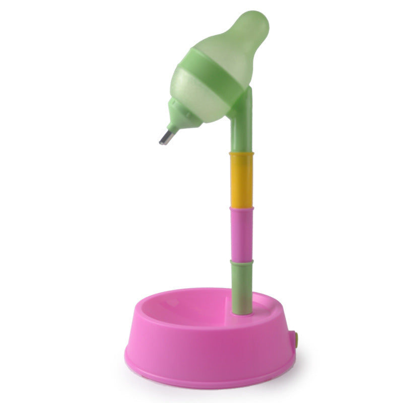 Adjustable Height Automatic Pet Water Dispenser With Stand Feeder Bowl