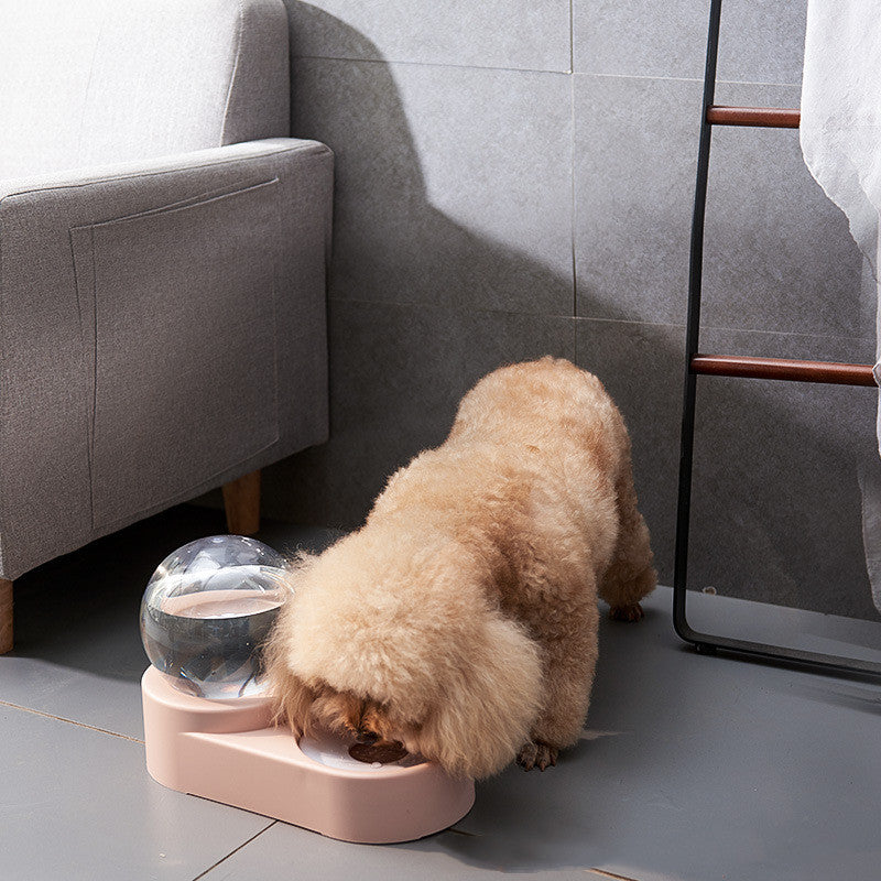 Non-Electric Automatic Pet Water Dispenser With Bowl