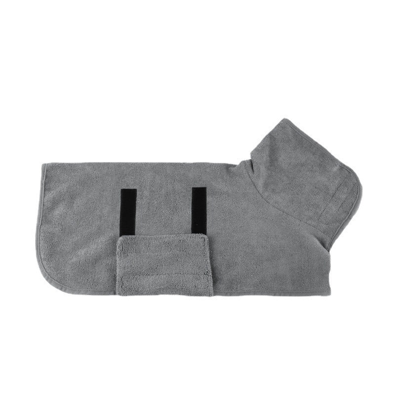 Pet Bath Robe Soft Absorbent Quick-Drying Towel