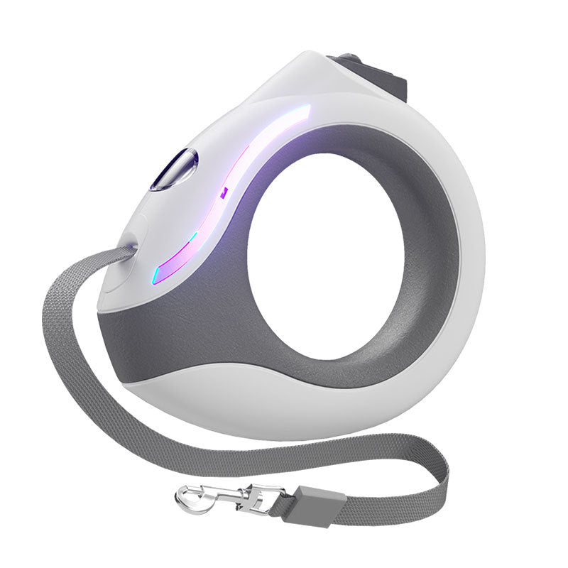 LED Retractable Pet Leash Automatic Night Safety Walking Design