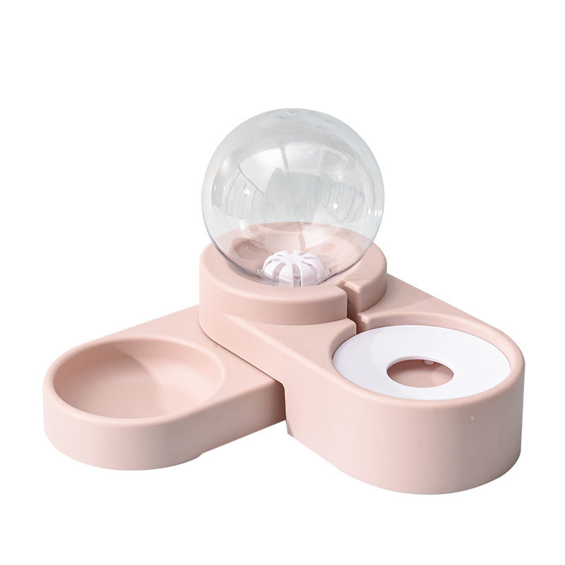 Non-Electric Automatic Pet Water Dispenser With Bowl