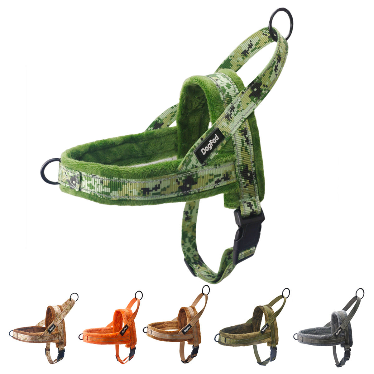 Comfortable Lined Pet Chest Strap Harness With Leash