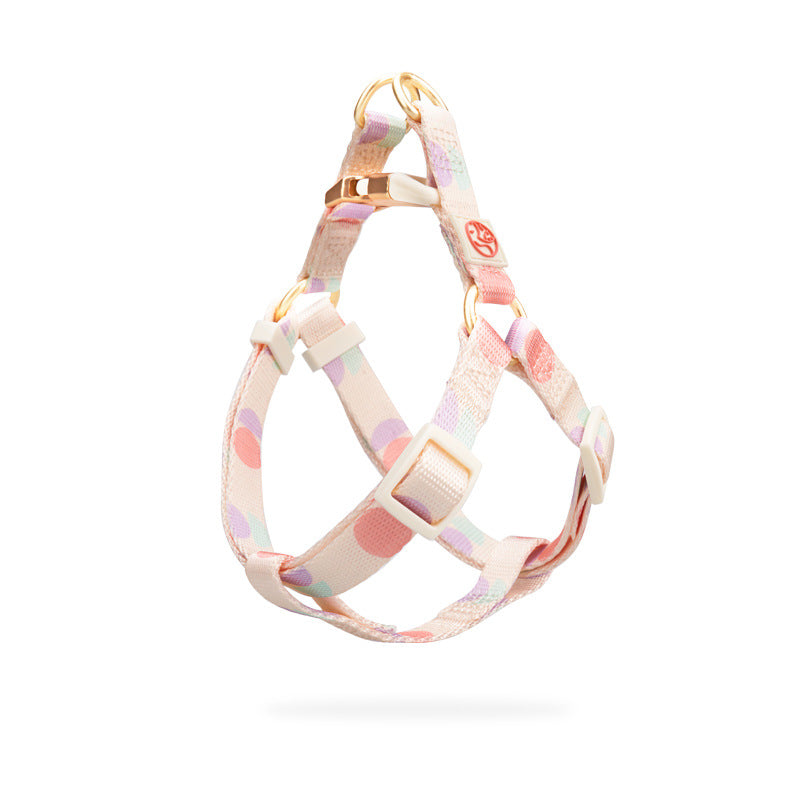 Fashionable Y Shaped Pet Harness With Leash Set