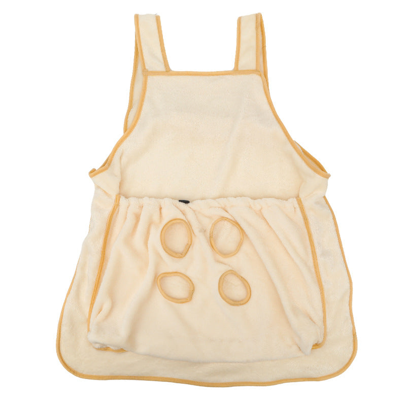 Pet Carrier Apron Outdoor Travel Hanging Chest Bag Plush Pouch
