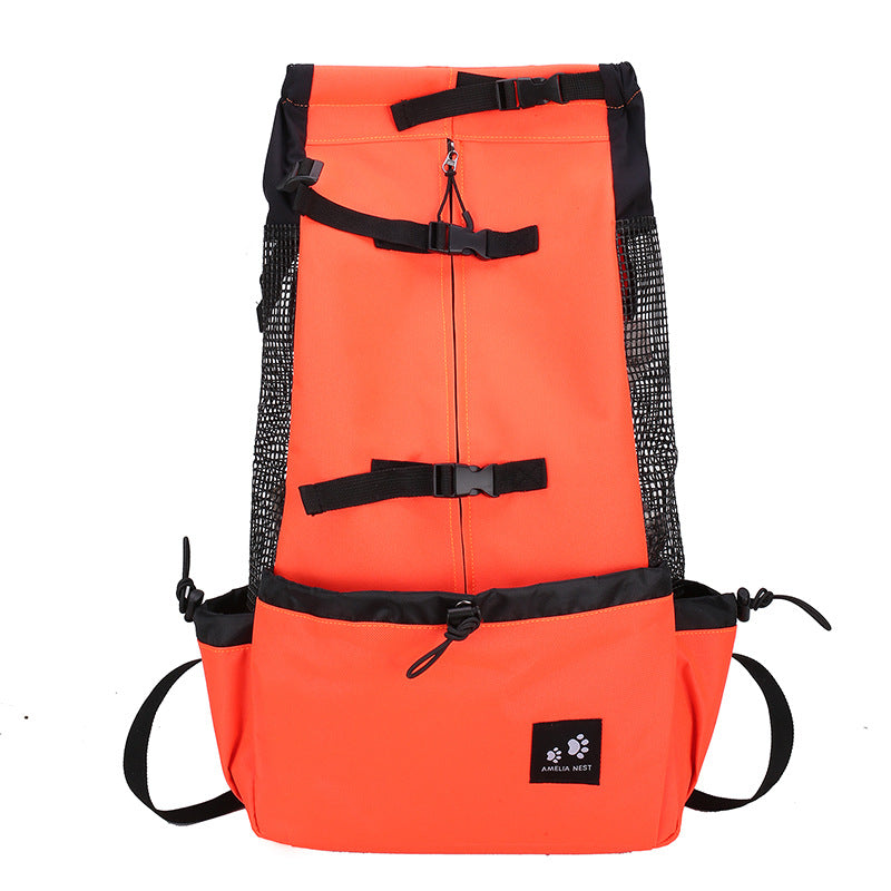 Double Shoulder Pet Carrier Backpack Portable Outdoor Travel Bag
