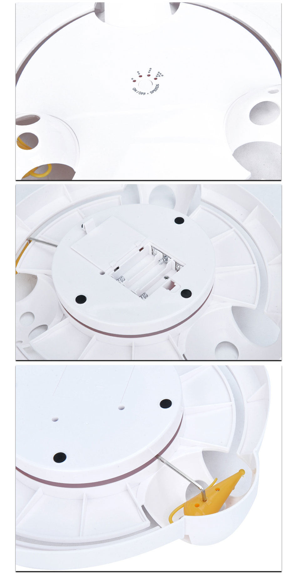 Automatic Electric Pet Toy Wheel With Interactive Turntable Play