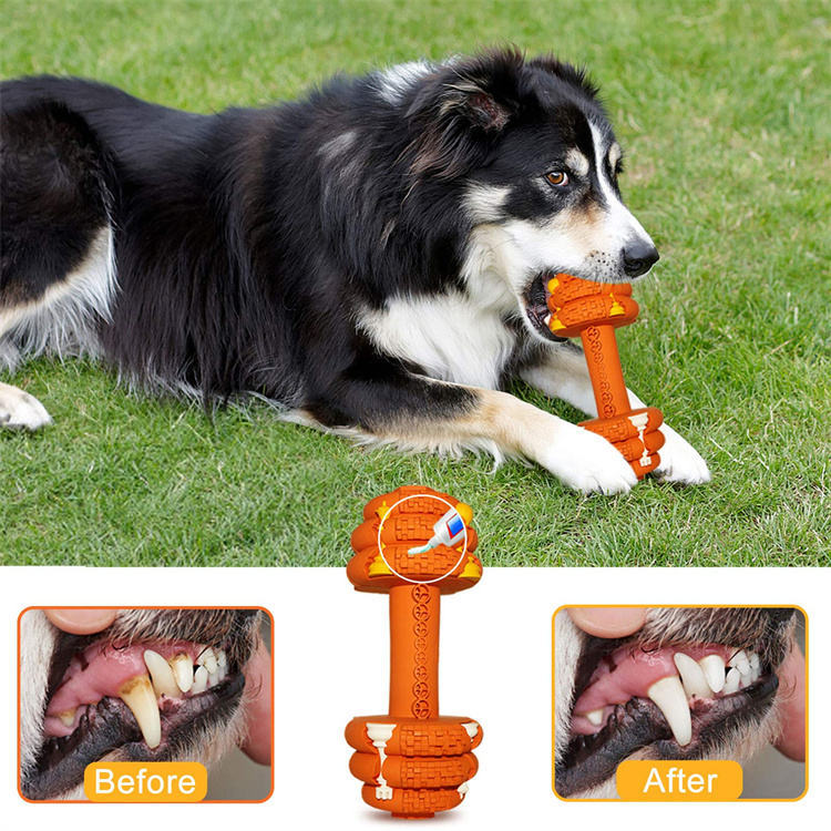 Durable Pet Chew Toy For Aggressive Chewers Tooth Cleaning