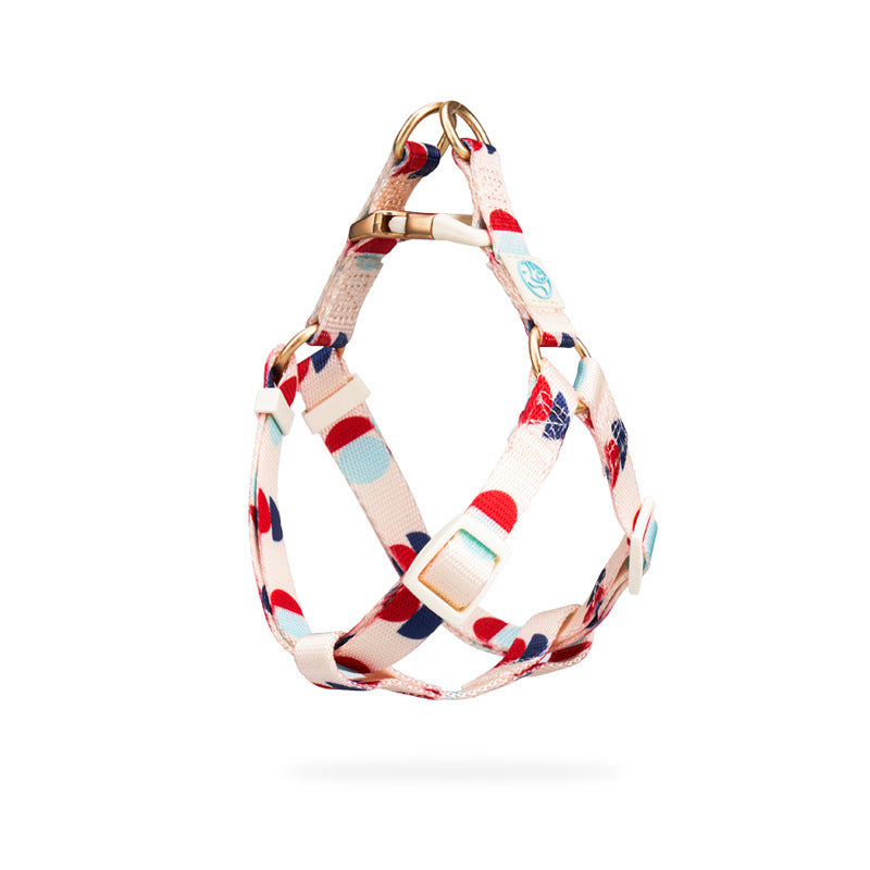 Fashionable Y Shaped Pet Harness With Leash Set
