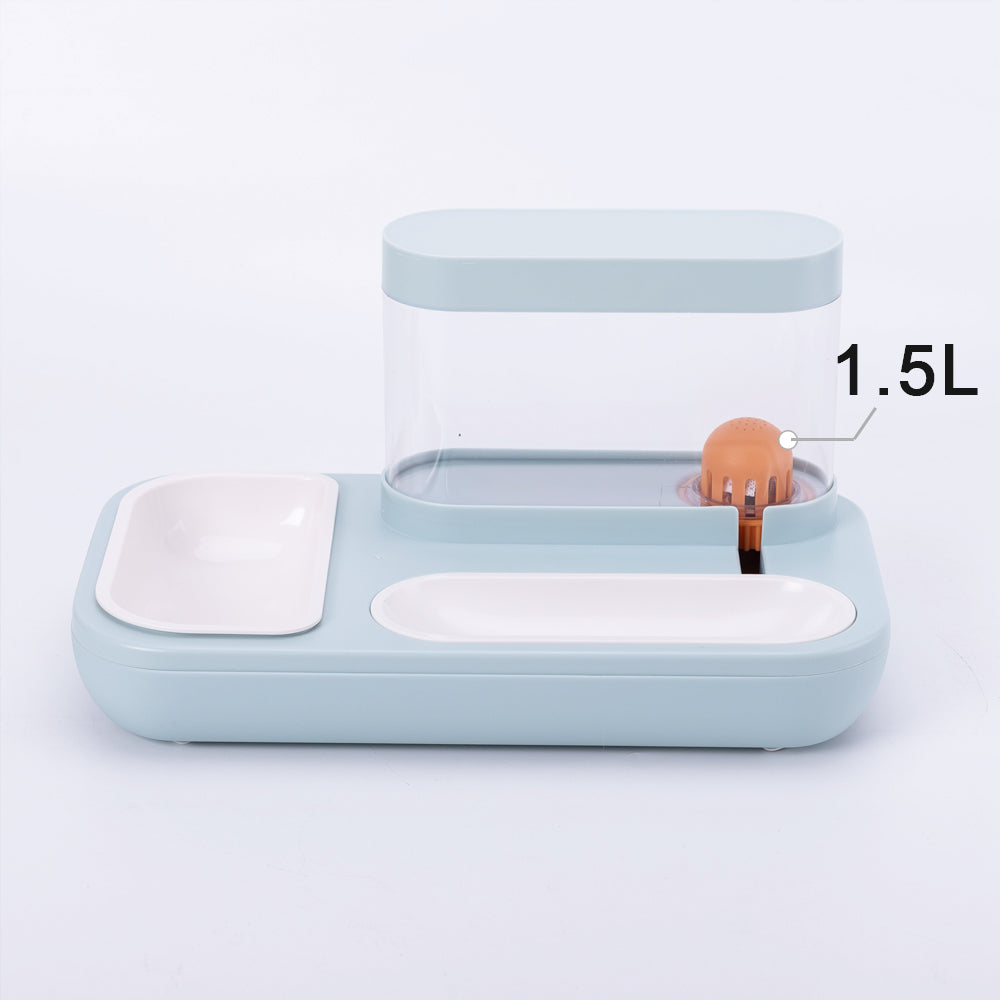 Automatic Pet Feeder With Integrated Water Dispenser