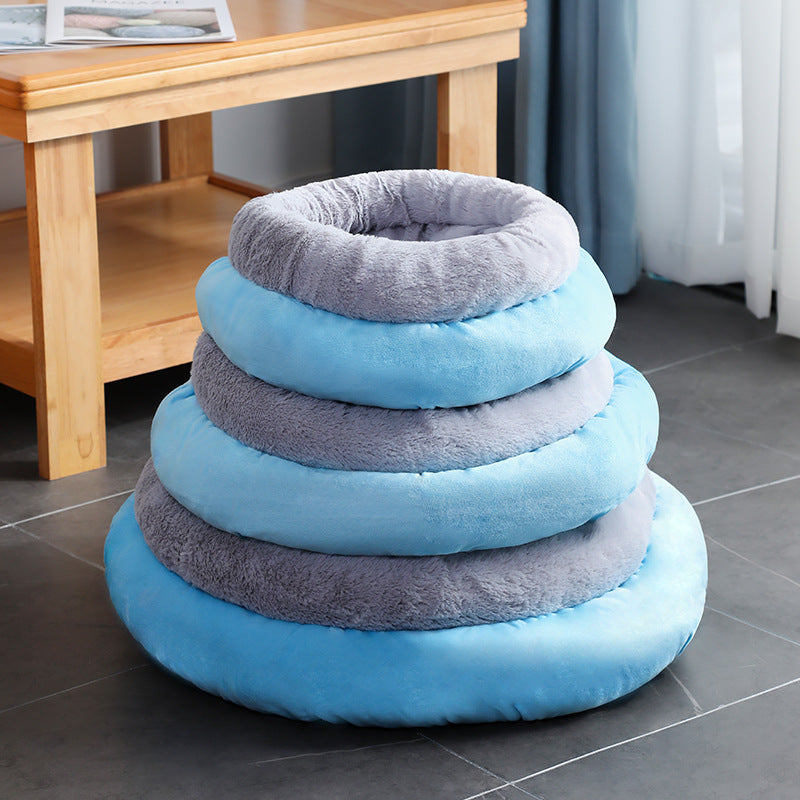 Deep Sleep Kennel Suede Warm Round