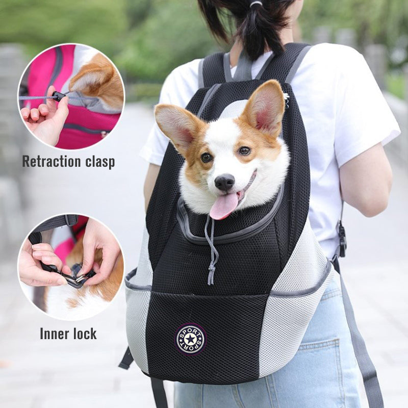 Portable Travel Pet Carrier Backpack for Outdoor Use