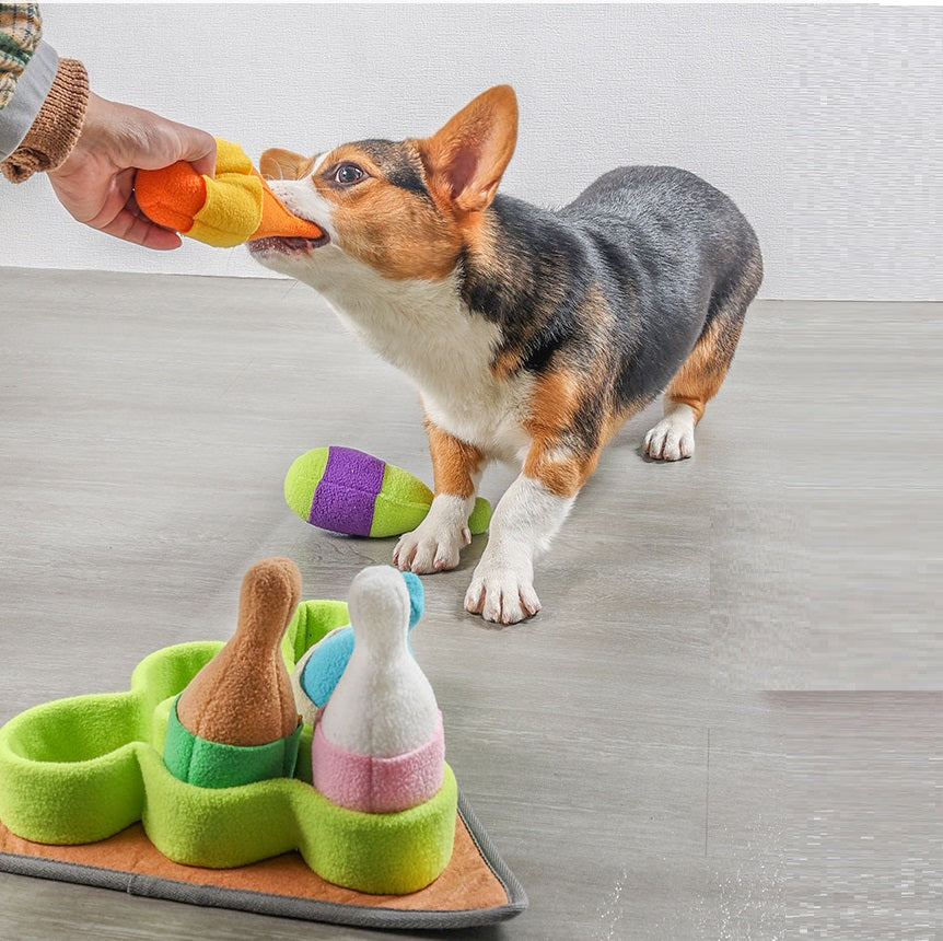 Interactive Pet Puzzle Toy For Food Play And Training