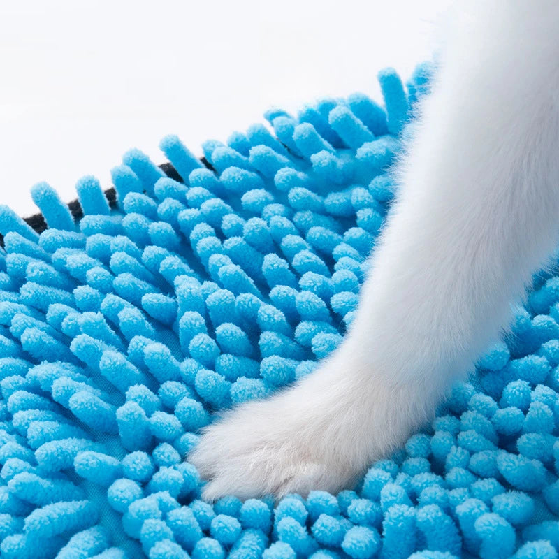 Absorbent Microfiber Pet Towel Quick-Drying with Hand Pockets