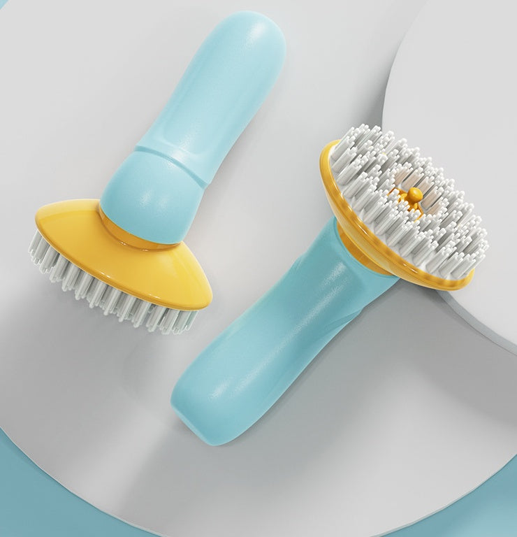 Handheld Pet Bath Brush Hair Cleaning Grooming Tool