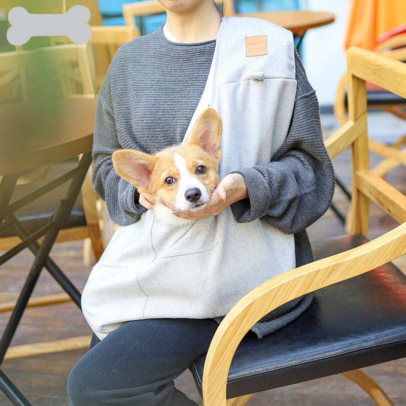 Hug Style Pet Shoulder Carrier Bag Portable Travel Design