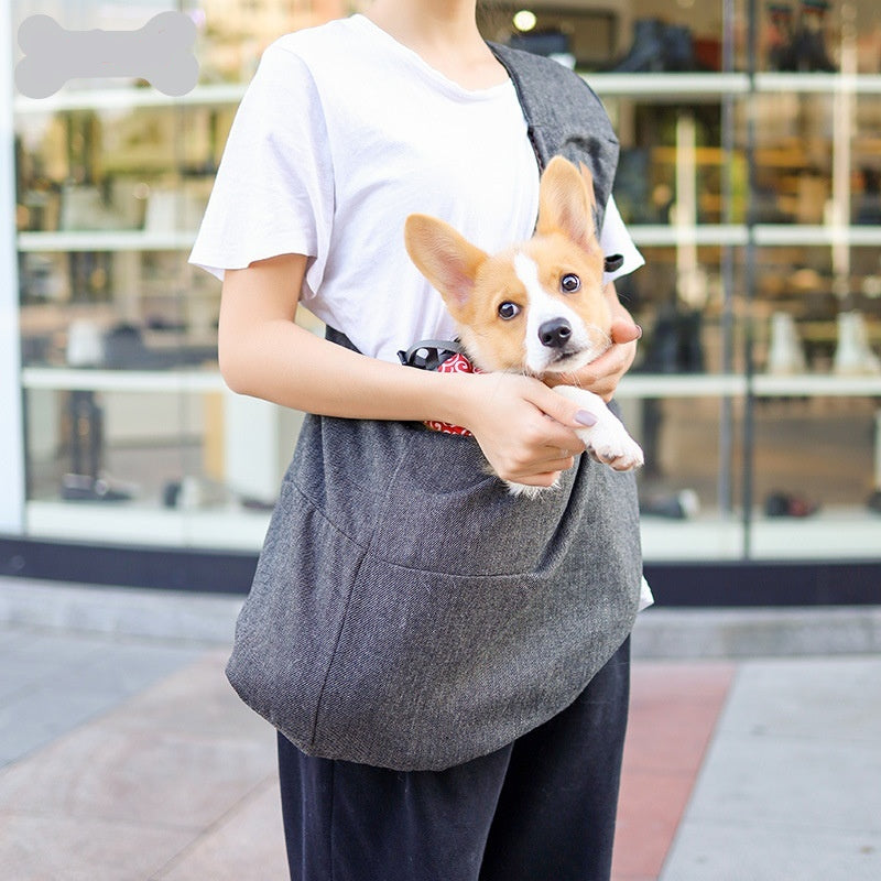 Hug Style Pet Shoulder Carrier Bag Portable Travel Design