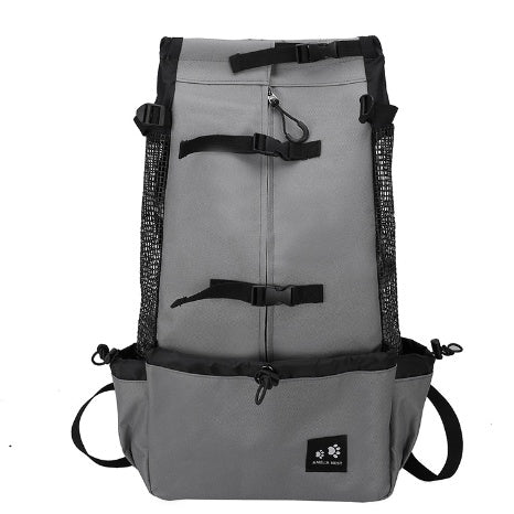 Double Shoulder Pet Carrier Backpack Portable Outdoor Travel Bag