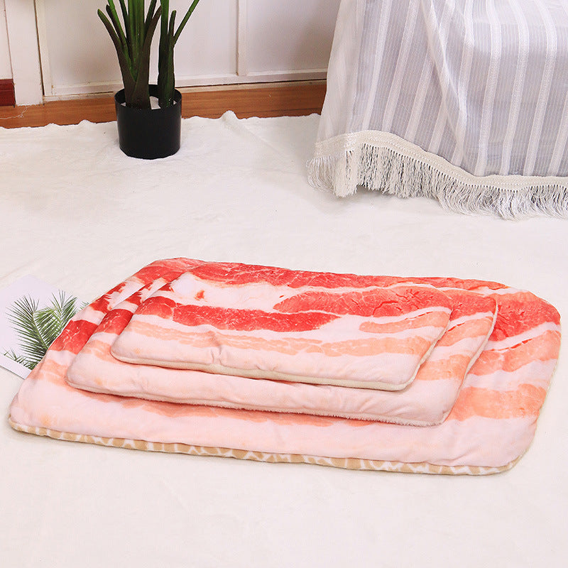 3D Simulation Pet Blanket Mat Soft Thick Warm Bed