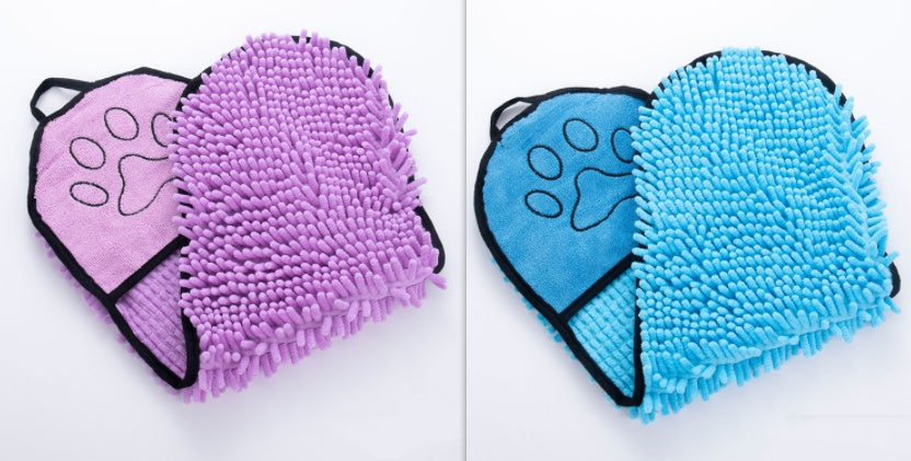 Super Absorbent Microfiber Pet Bath Towel Quick-Drying Robe