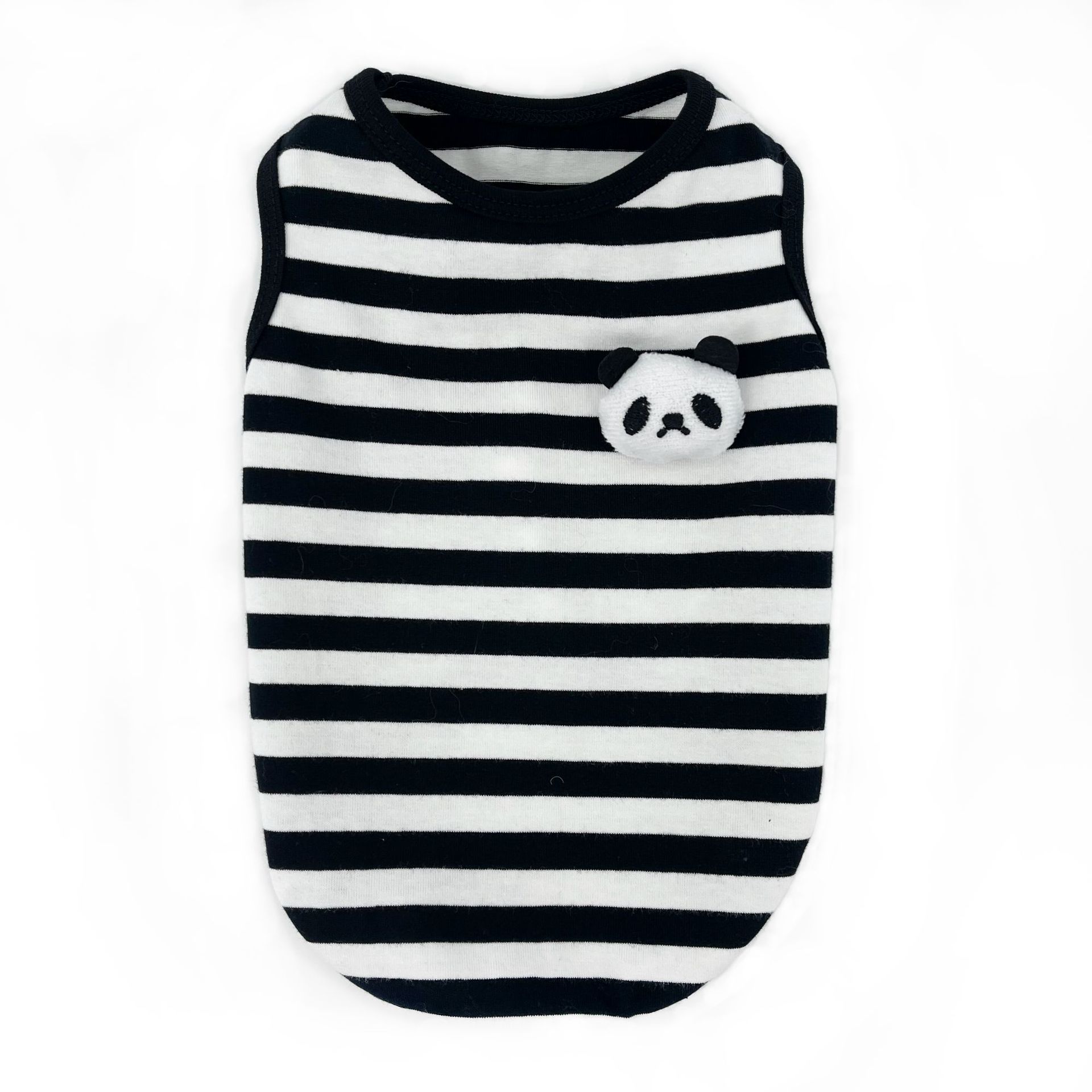 Striped Pet Vest Clothing Lightweight Comfortable Everyday Wear