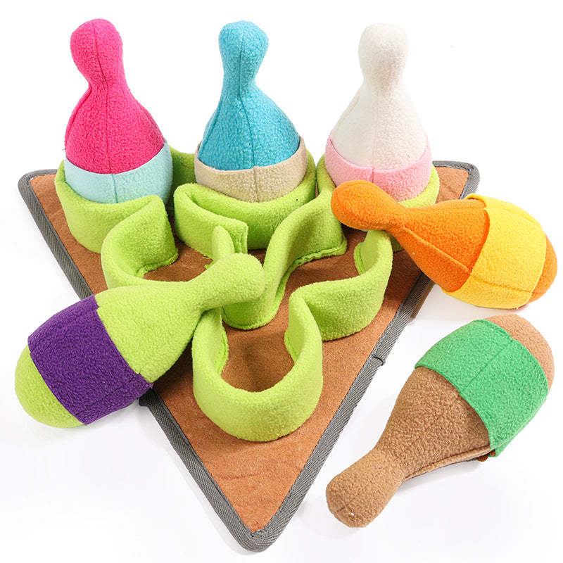 Interactive Pet Puzzle Toy For Food Play And Training