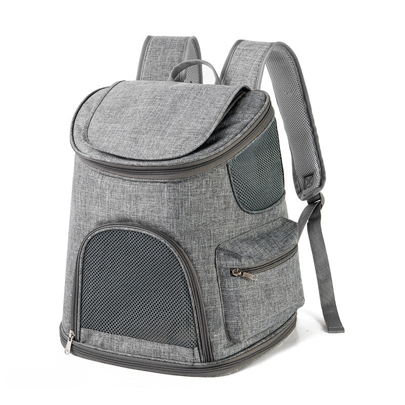 Oxford Cloth Pet Backpack Portable Shoulder Carrier Travel Bag