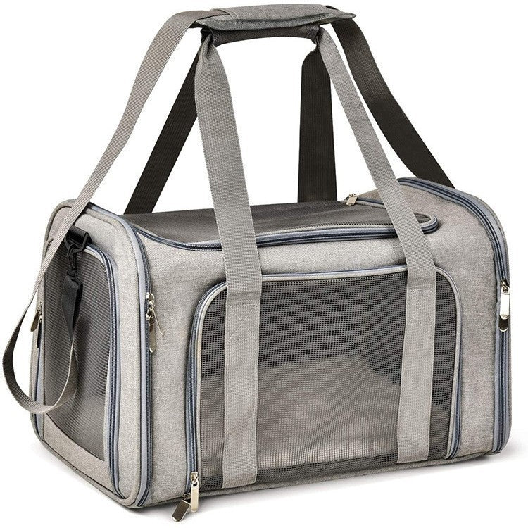 Portable Foldable Pet Carrier Bag Handheld Travel Design