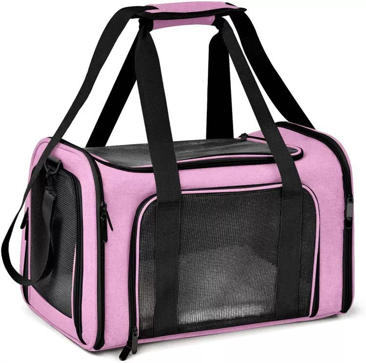 Portable Foldable Pet Carrier Bag Handheld Travel Design