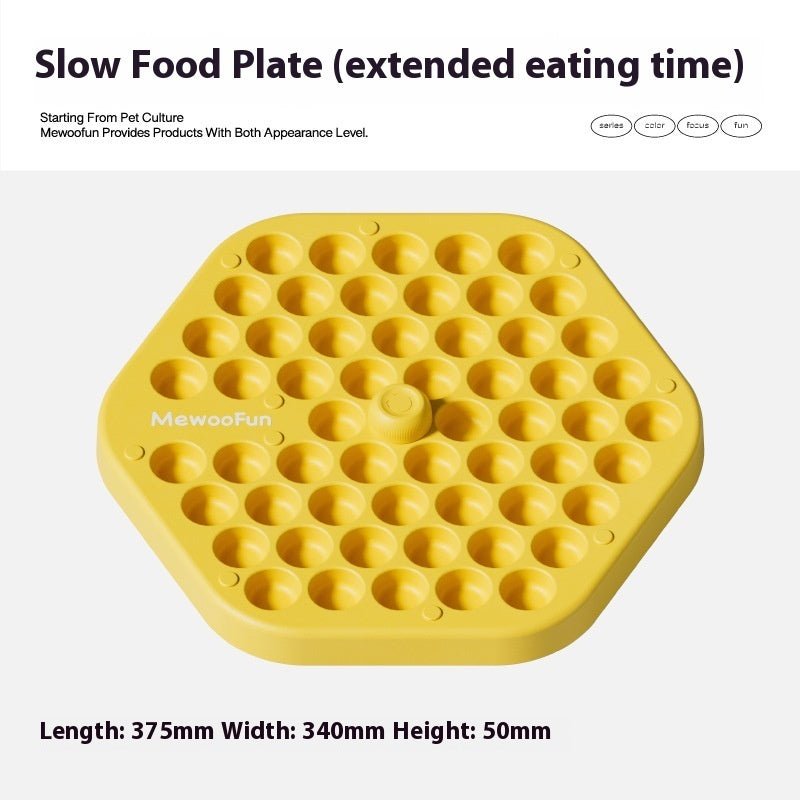 Interactive Pet Slow Feeder Food Dispensing Training Toy