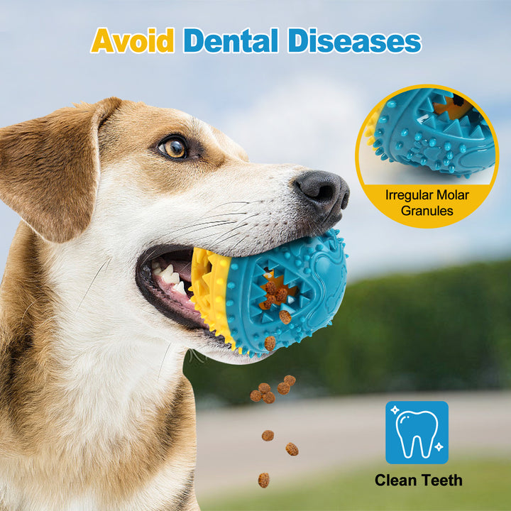 Interactive Pet Chew Ball Toy For Teeth Cleaning Training