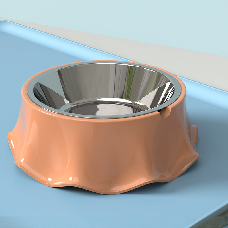 Stainless Steel Pet Bowl Non-Slip Food And Water Feeding Dish