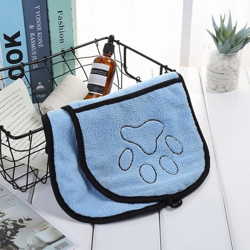 Quick-Absorbent Pet Bath Towel Soft Fast-Drying