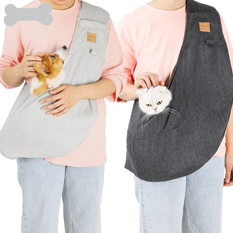 Hug Style Pet Shoulder Carrier Bag Portable Travel Design
