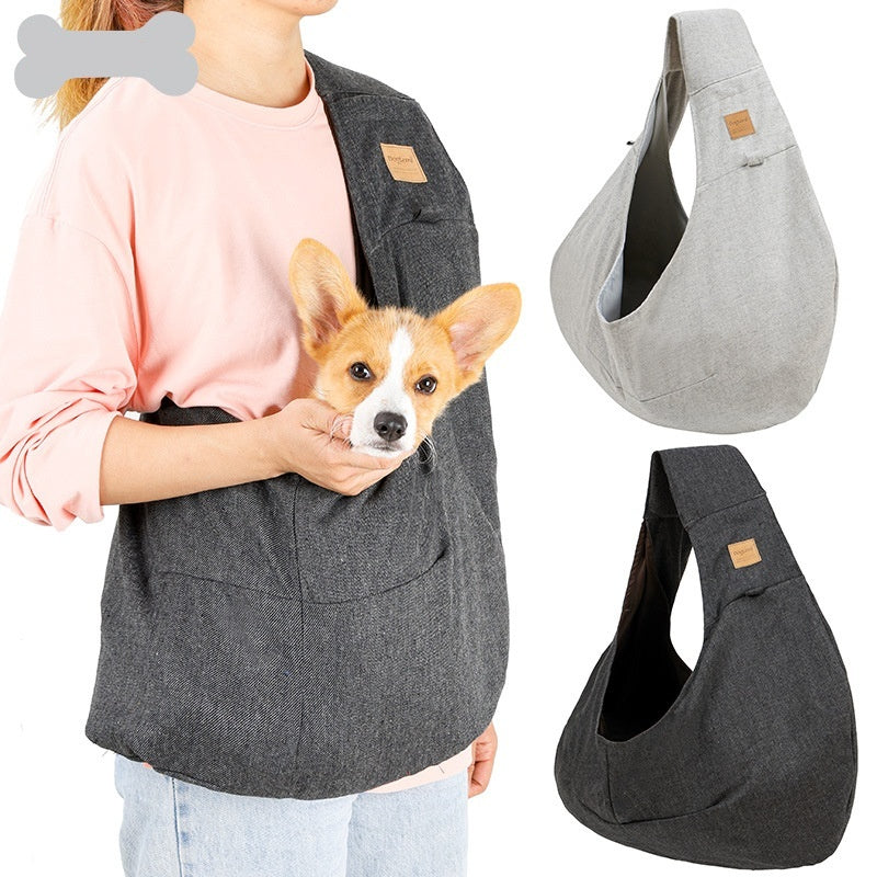 Hug Style Pet Shoulder Carrier Bag Portable Travel Design