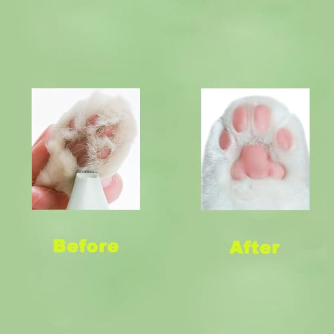 Rechargeable Pet Paw Trimmer Ergonomic Grooming Tool for Home Use