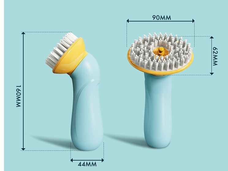 Handheld Pet Bath Brush Hair Cleaning Grooming Tool