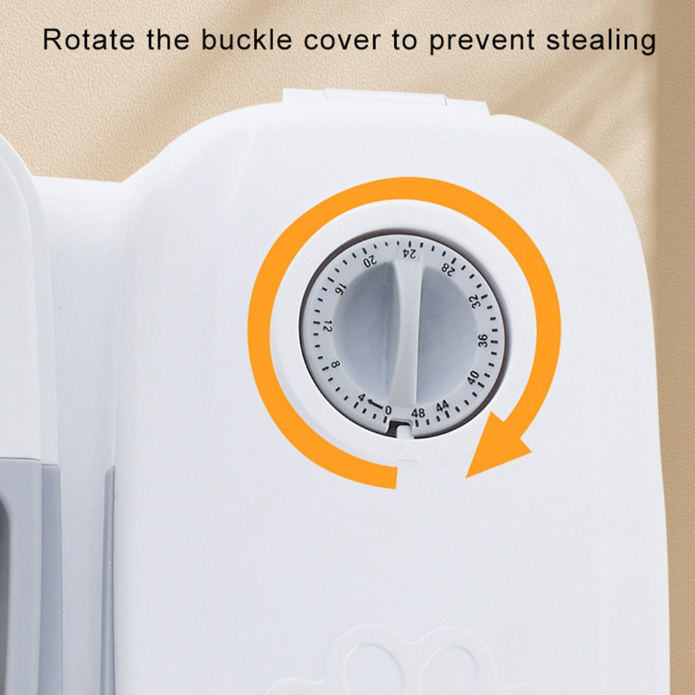 Smart Automatic Pet Feeder With Timer Stainless Steel Bowl