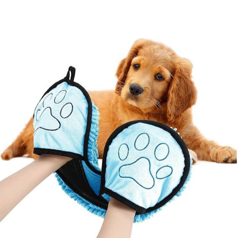 Quick-Absorbent Pet Bath Towel Soft Fast-Drying