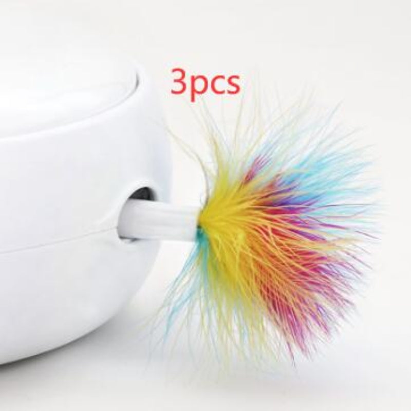 Smart Electric Pet Toy Stick Donut Automatic Turntable