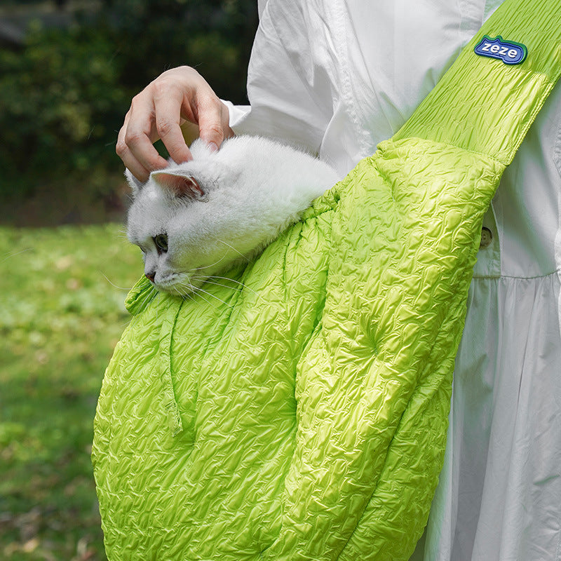 Portable Pet Carrier Bag Secure Warm Adjustable Shoulder Travel Design
