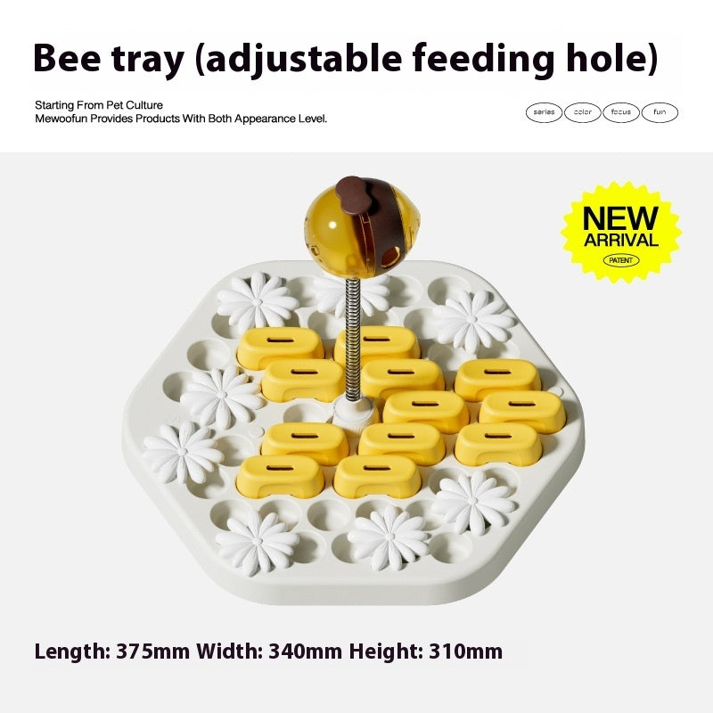 Interactive Pet Slow Feeder Food Dispensing Training Toy