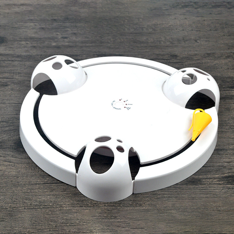 Automatic Electric Pet Toy Wheel With Interactive Turntable Play