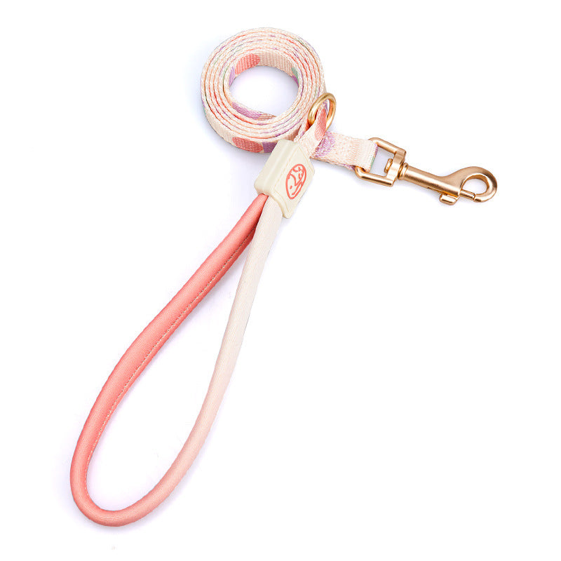 Fashionable Y Shaped Pet Harness With Leash Set