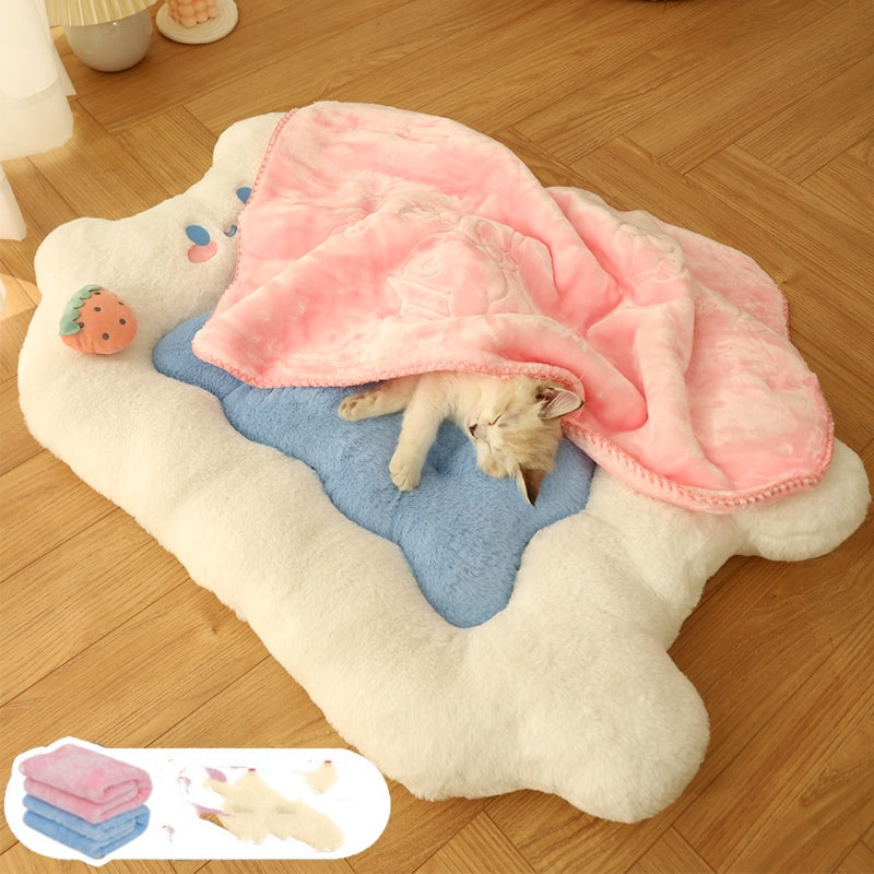 Winter Warm All Season Pet Sleeping Pad Comfortable Bed