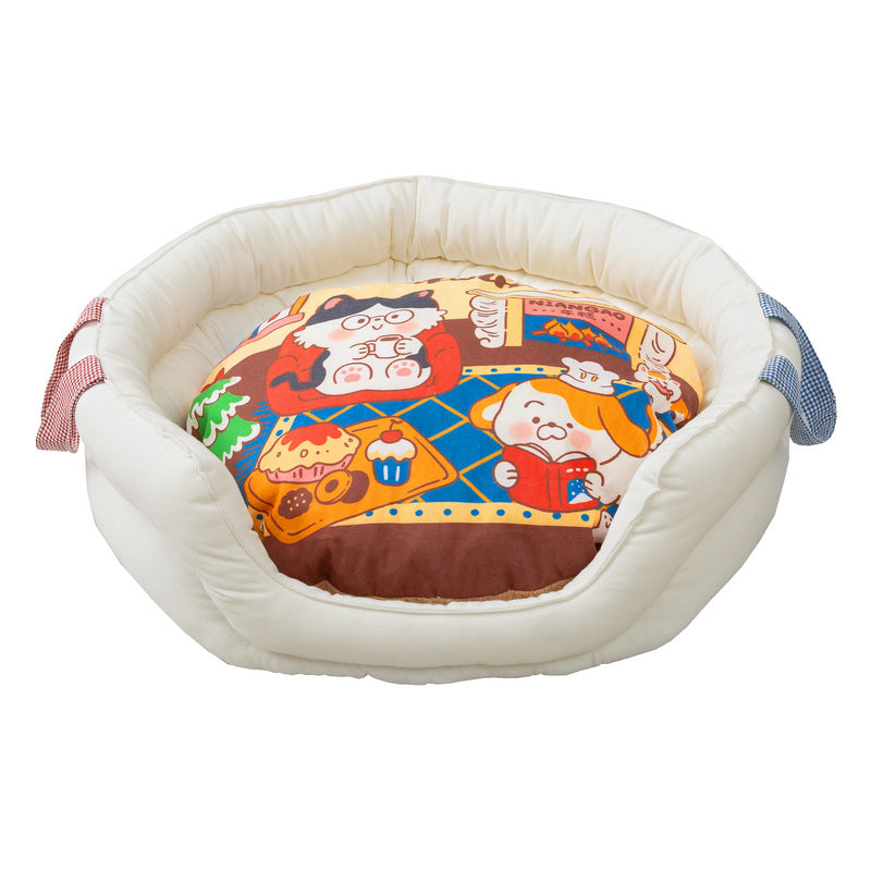 Winter Series Autumn Thick Pet Nest For Deep Comfortable Sleep