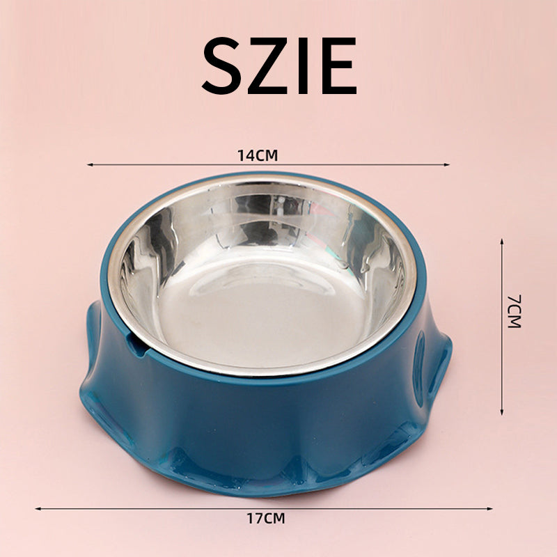 Stainless Steel Pet Bowl Non-Slip Food And Water Feeding Dish