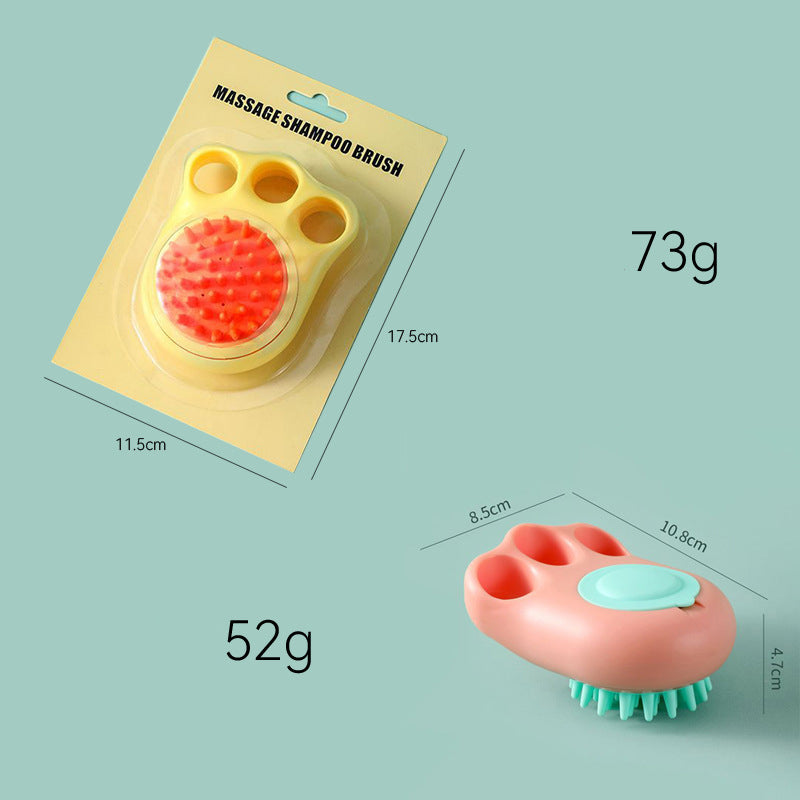 Pet Massage Claw Brush Grooming and Bath Comb Tool
