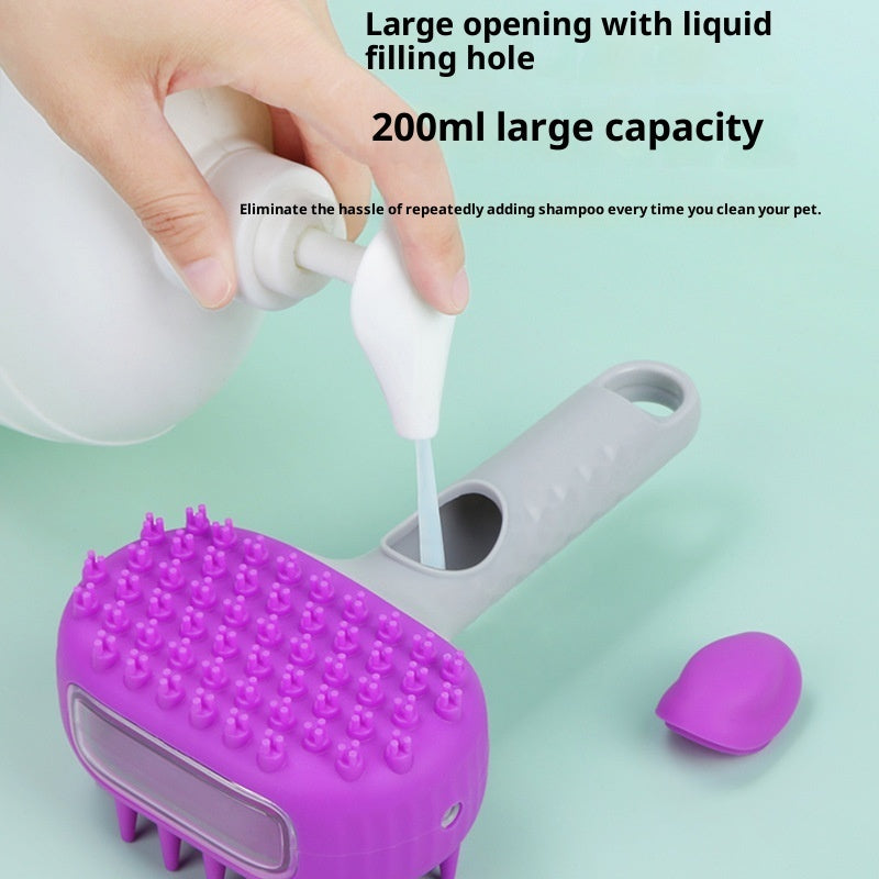 Pet Bath Brush Floating Hair Cleaning Grooming Tool