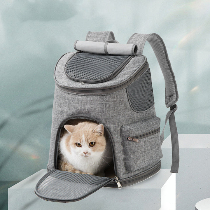 Oxford Cloth Pet Backpack Portable Shoulder Carrier Travel Bag