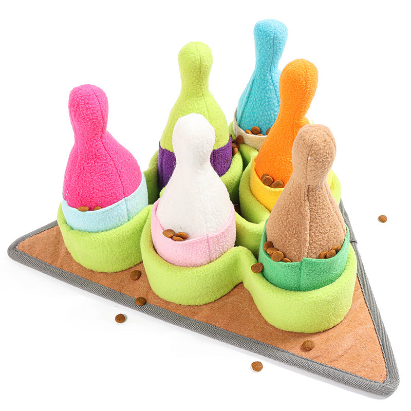 Interactive Pet Puzzle Toy For Food Play And Training